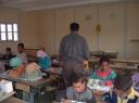 distribution de fournitures scolaires à l'école mère de Bouadile