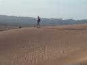Marie Noelle Divole sur les dunes de Boudib !