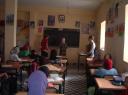 Les volontaires français font la classe aux élèves de Boudib !